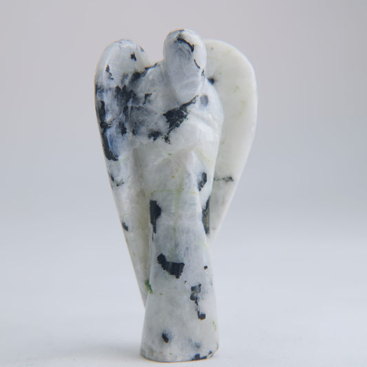 Rainbow Moonstone Crystal Angel 76g 84mm - Luna Panther