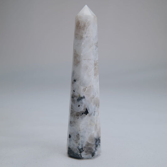 Rainbow Moonstone Obelisk 72g 100mm - Luna Panther alternate view