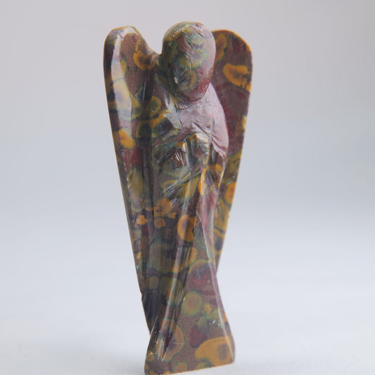 Rainforest Jasper Angel Carving 38g 80mm - Luna Panther alternate view