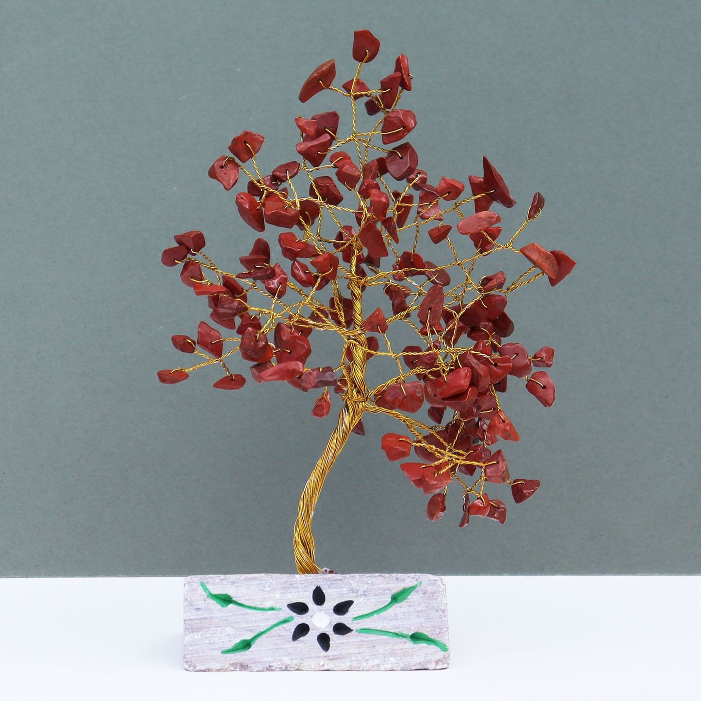 Polished Red Jasper - 160 Stone featuring earthy patterns and matte-gloss finish - Luna Panther