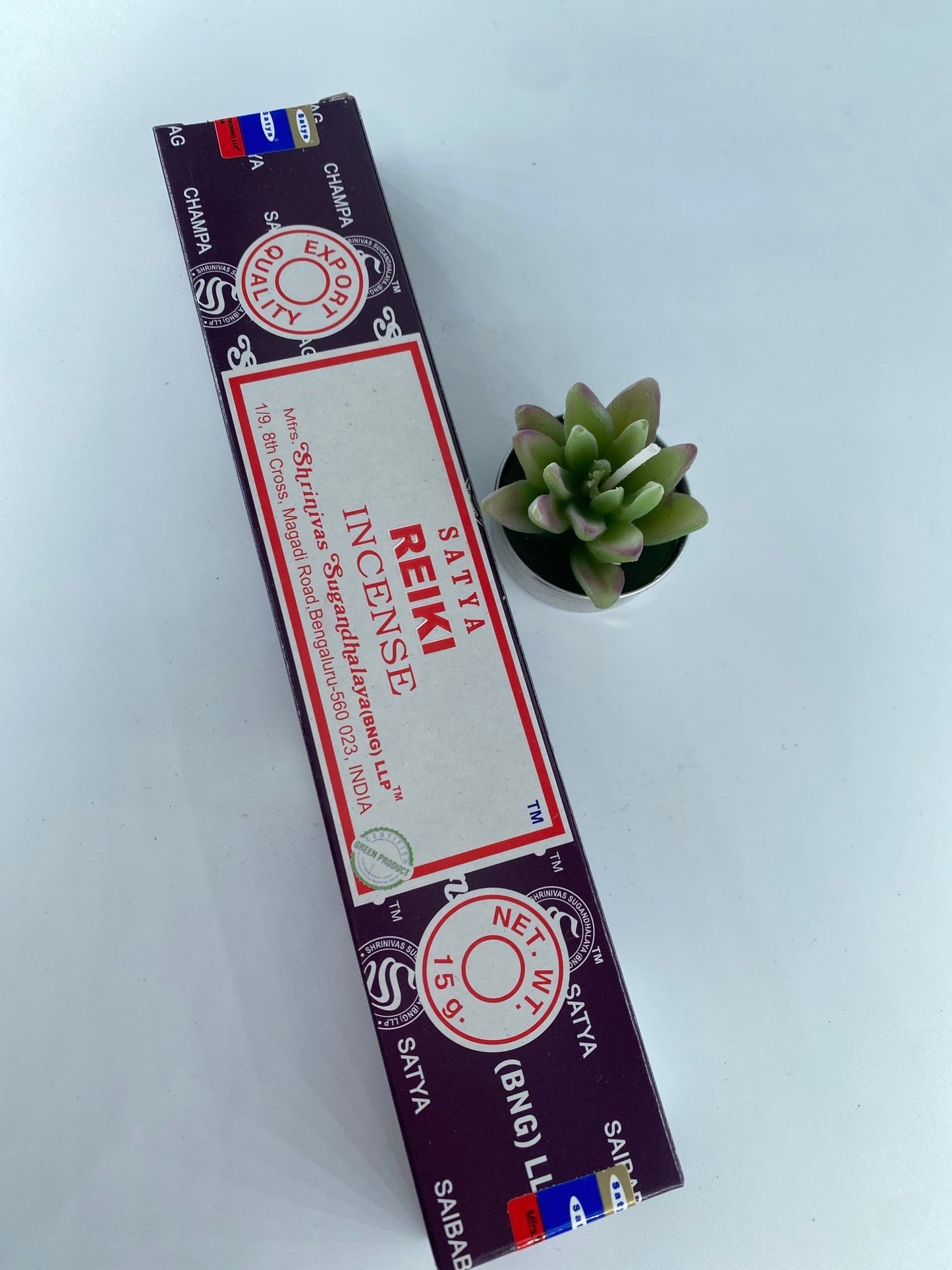 Polished Reiki Incense - Satya featuring natural patterning and unique variations - Luna Panther