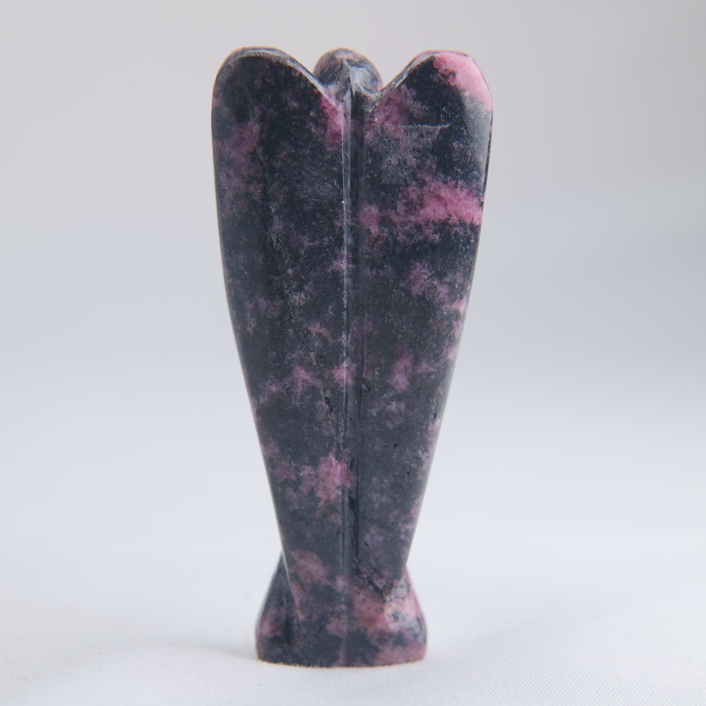 Rhodonite Angel Carving 69g 80mm - Luna Panther