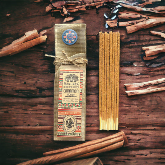 Polished Ritual Resin on Stick - Cinnamon featuring natural patterning and unique variations - Luna Panther