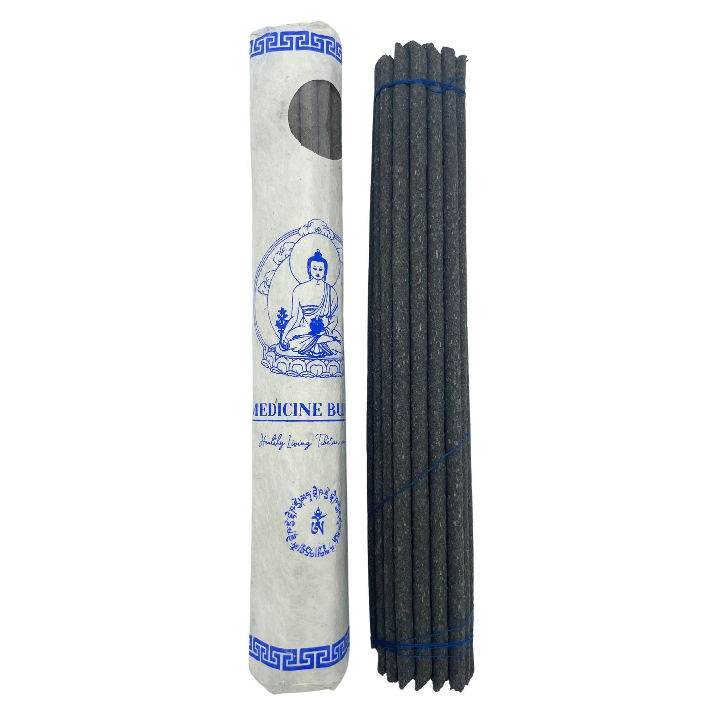 Rolled Pack of 30 Premium Tibetan Incense - Medicine Buddha - Luna Panther