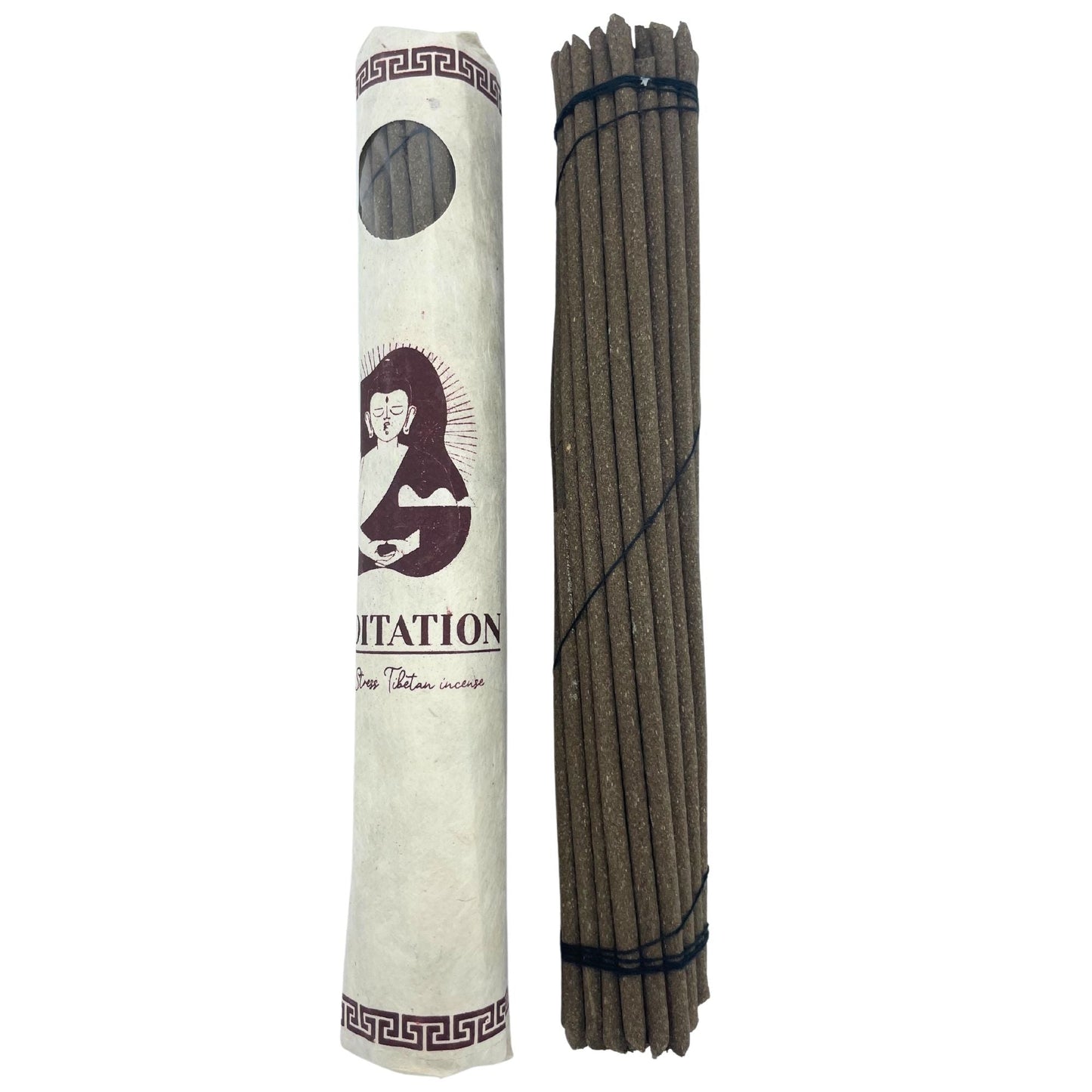 Rolled Pack of 30 Premium Tibetan Incense - Meditation - Luna Panther