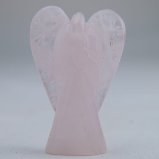 Rose Quartz Angel Carving 26g 50mm - Luna Panther alternate view