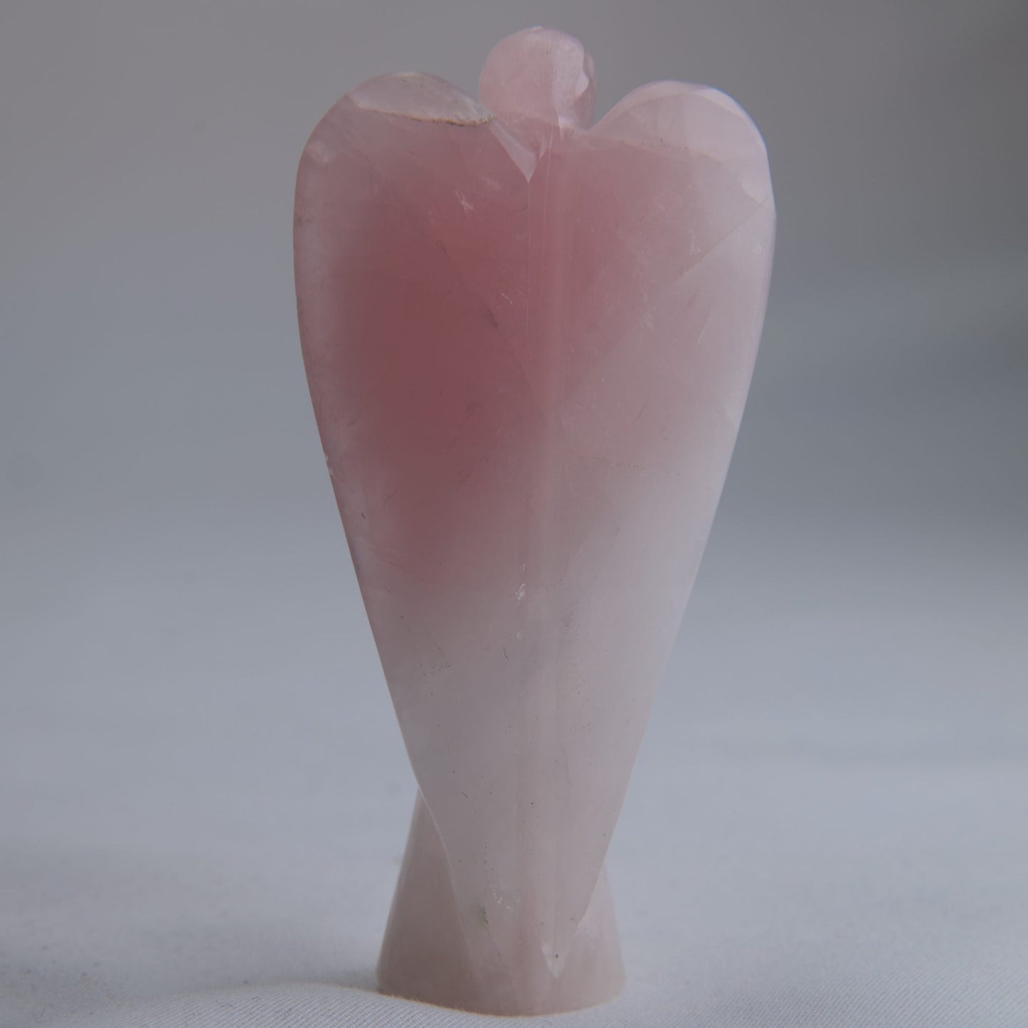 Rose Quartz Angel Carving 60g 80mm - Luna Panther