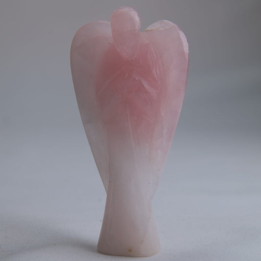 Rose Quartz Angel Carving 60g 80mm - Luna Panther
