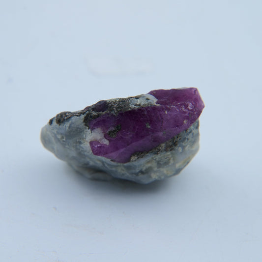 Ruby with Pyrite & Albite Specimen — 8.82 g - Luna Panther alternate view