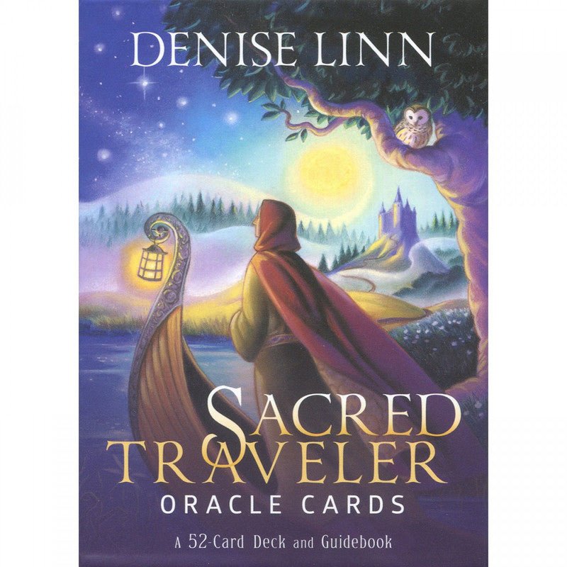 Polished Sacred Traveler Oracle Cards featuring natural patterning and unique variations - Luna Panther