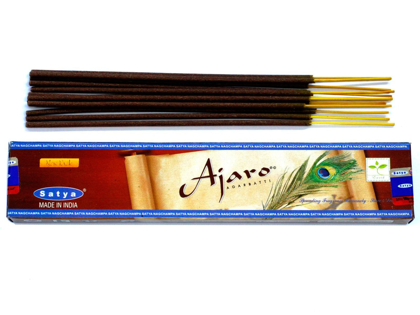 Polished Satya Incense 15gm - Ajaro featuring natural patterning and unique variations - Luna Panther