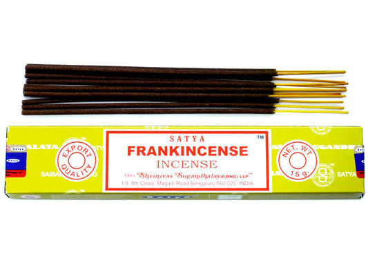 Polished Satya Incense 15gm - Frankincense featuring natural patterning and unique variations - Luna Panther