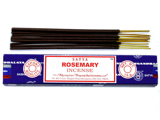 Polished Satya Incense 15gm - Rosemary featuring natural patterning and unique variations - Luna Panther