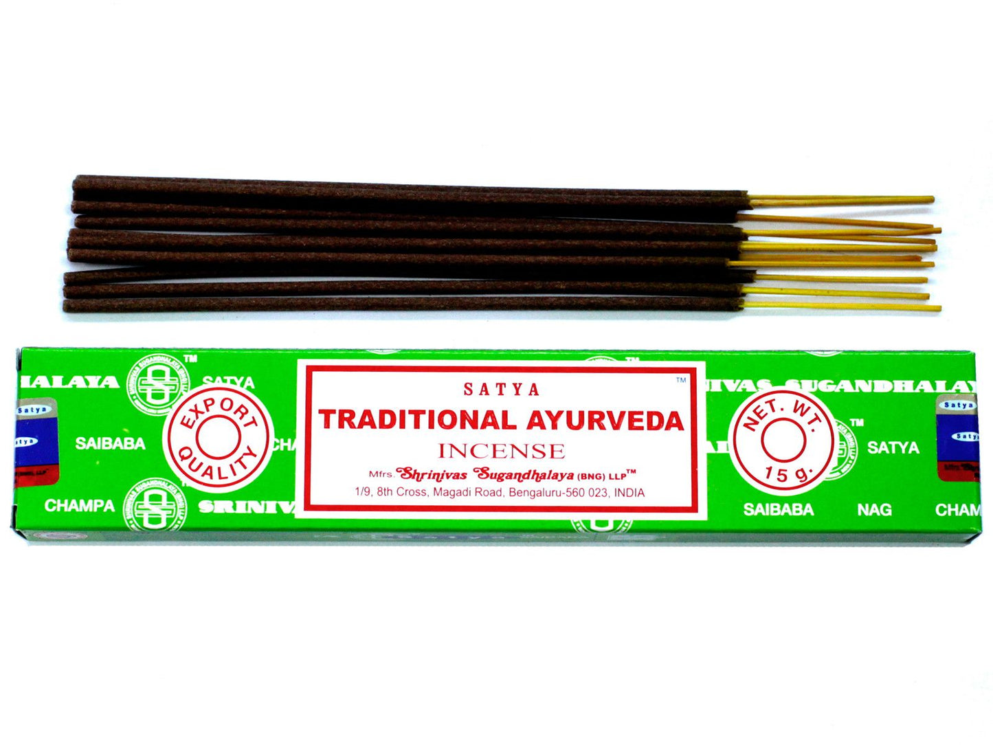 Polished Satya Incense 15gm - Tr.Ayurveda featuring natural patterning and unique variations - Luna Panther