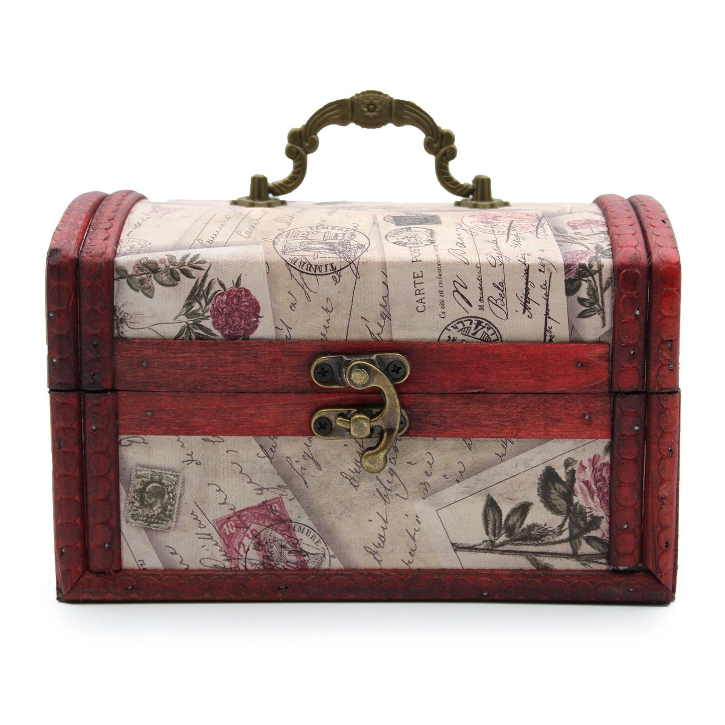 Sets of 2 Colonial Boxes - Rose Design - Luna Panther