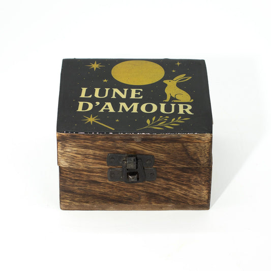 Small Enamelled Box - Lune D'Amore - Luna Panther