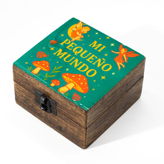 Small Enamelled Box - Mi Pequeno Mundo - Luna Panther