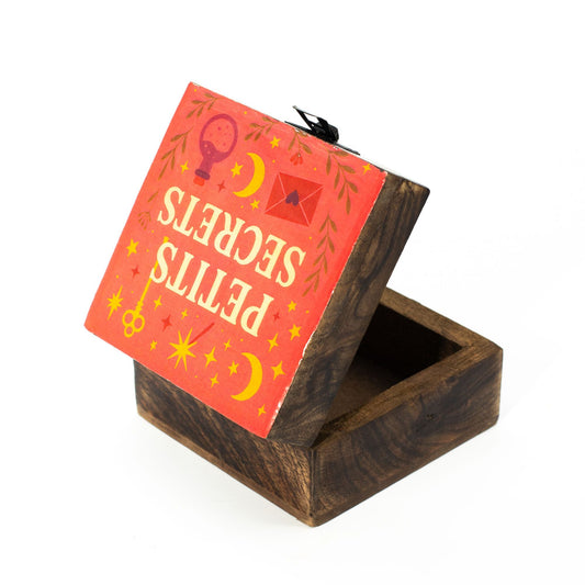 Small Enamelled Box - Petite Secrets - Luna Panther alternate view