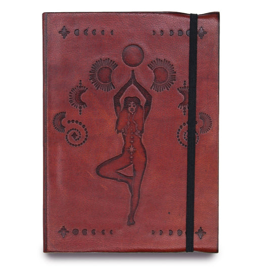 Small Notebook with strap - Cosmic Goddess - Luna Panther