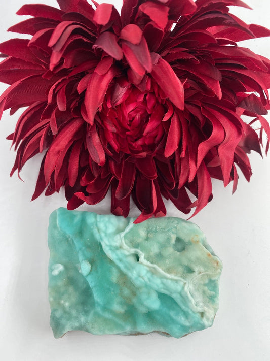 Polished Smithsonite 197g featuring natural patterning and unique variations - Luna Panther