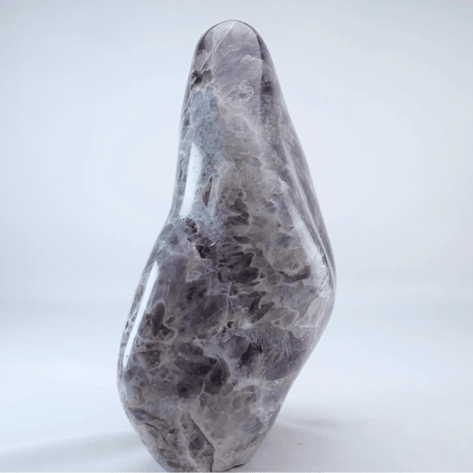 Smokey Flower Chevron Amethyst Freeform 3200g - Luna Panther alternate view