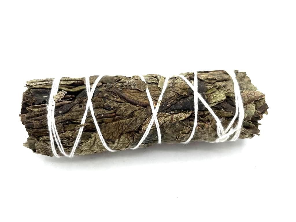 Polished Smudge Stick - Black Sage 10cm featuring natural patterning and unique variations - Luna Panther