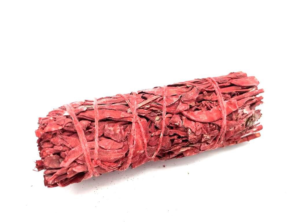 Polished Smudge Stick - Dragon Blood 10cm featuring natural patterning and unique variations - Luna Panther