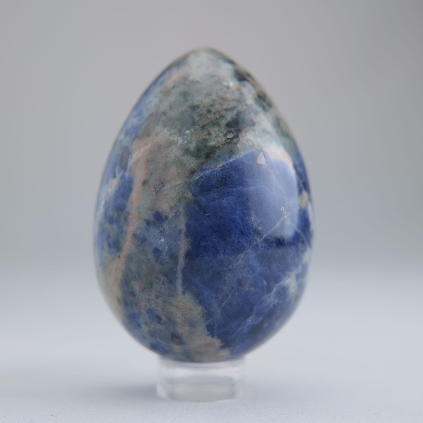 Sodalite Egg 141g 60mm - Luna Panther