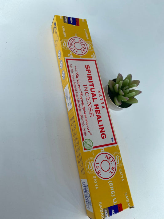 Polished Spiritual Healing Incense - Satya featuring natural patterning and unique variations - Luna Panther