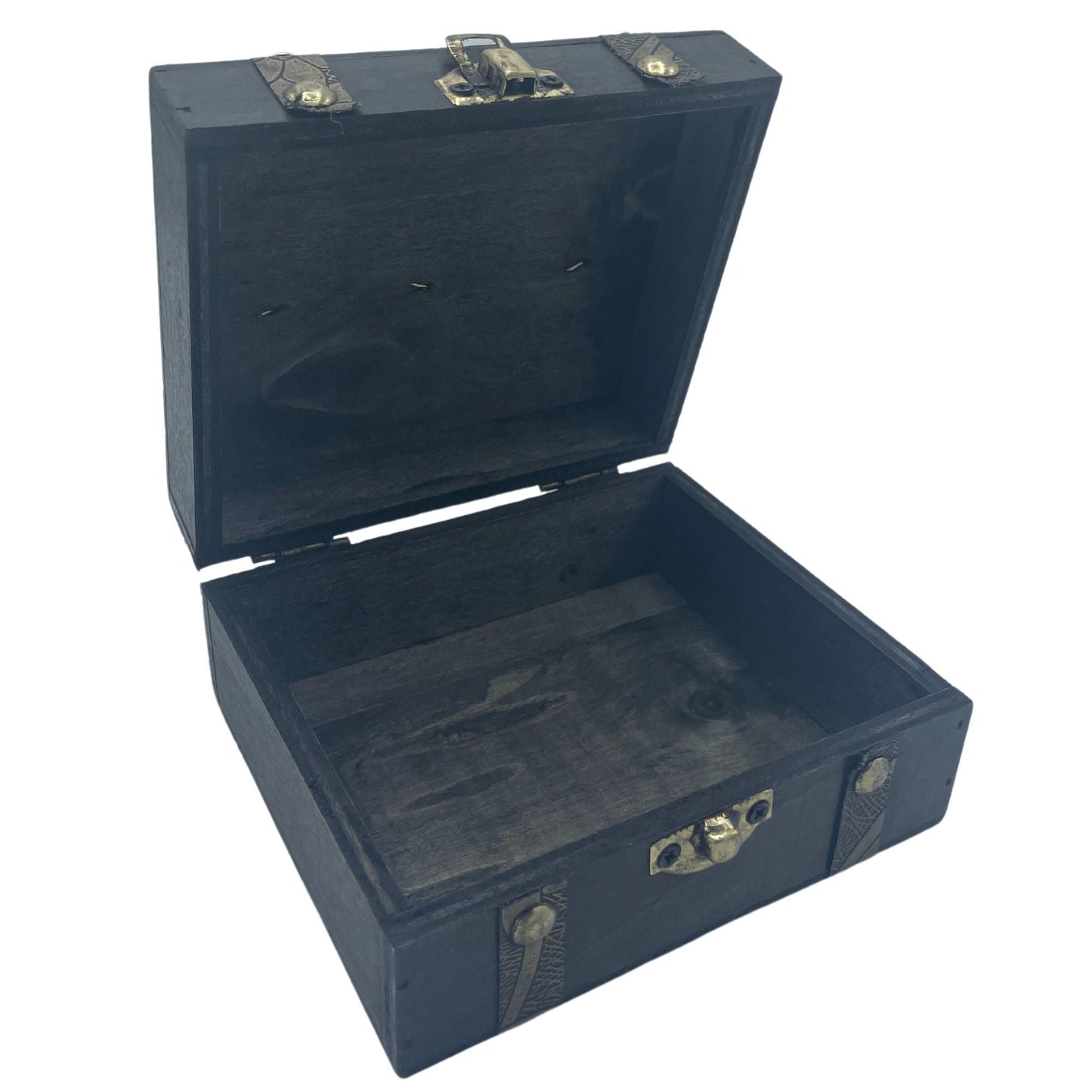 Square Tea Chest - Grey - Luna Panther
