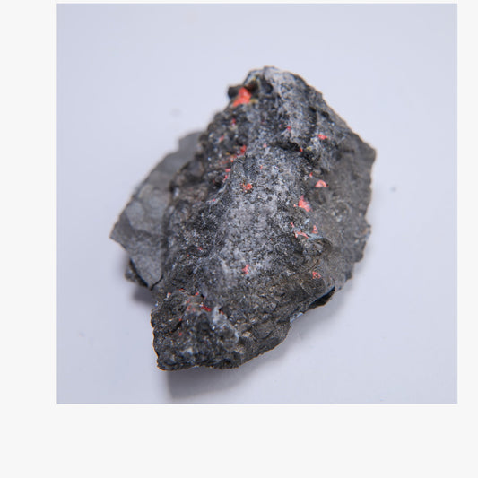 Stibnite, Realgar & Native Arsenic from Kuse Mine, Borneo - 107.32g - Luna Panther alternate view