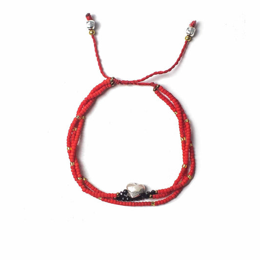 Temple String Bracelet - Unconditional Love - Luna Panther
