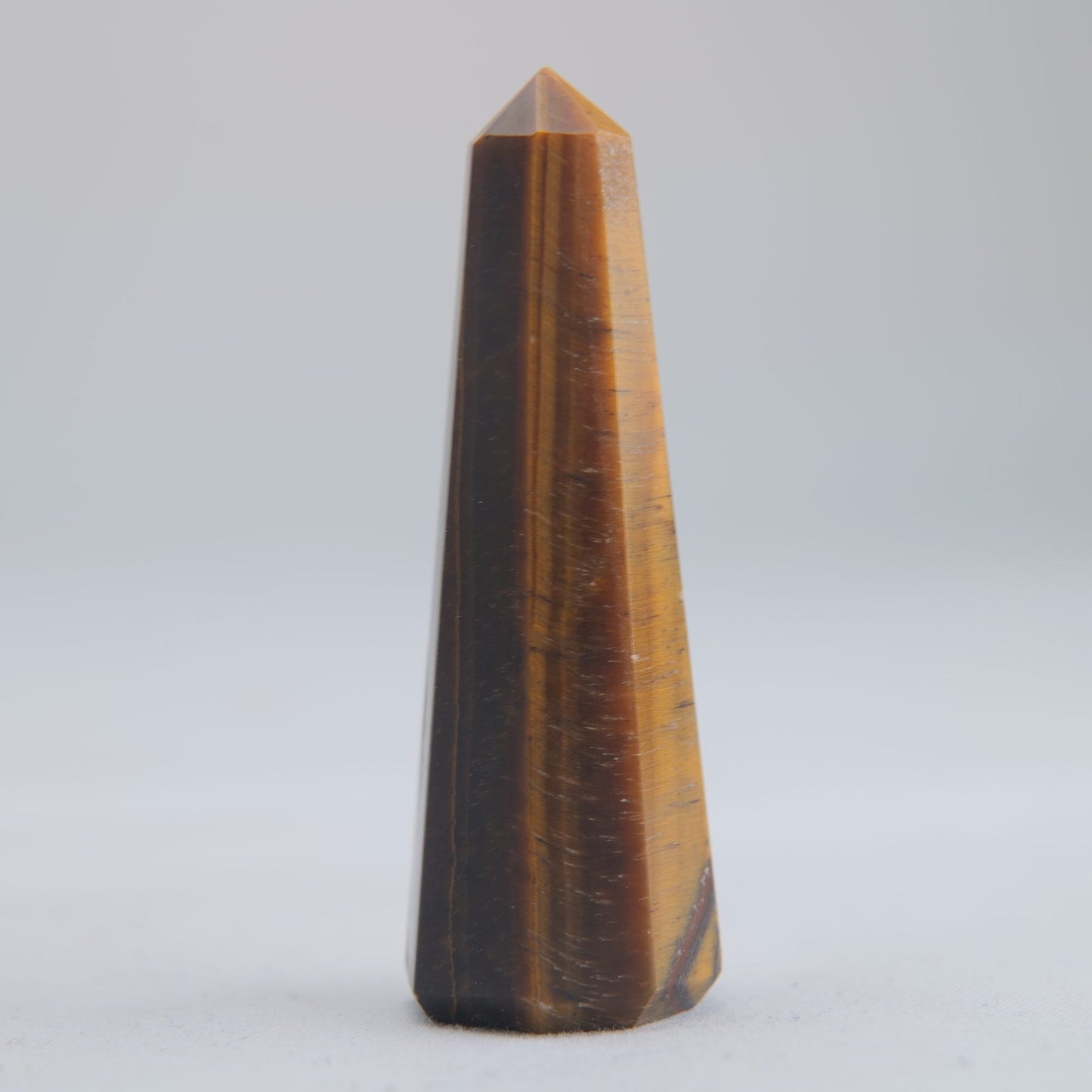 Tigers Eye Crystal Obelisk 22g 55mm - Luna Panther