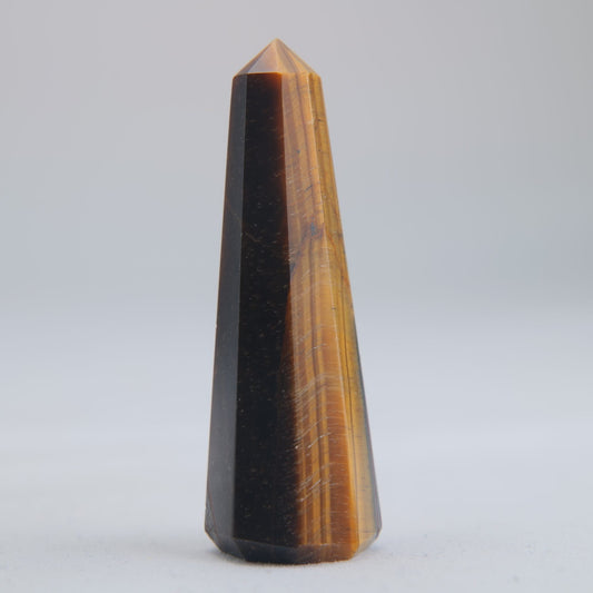 Tigers Eye Crystal Obelisk 22g 55mm - Luna Panther