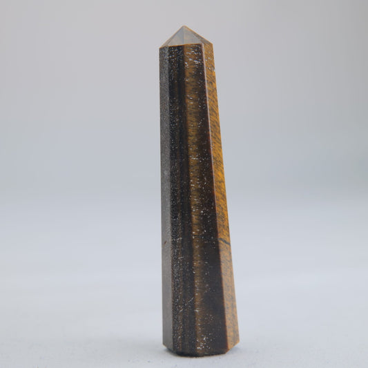 Tigers Eye Crystal Obelisk 22g 65mm - Luna Panther