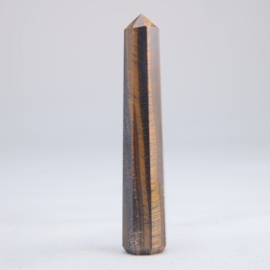 Tigers Eye Crystal Obelisk 30g - Luna Panther