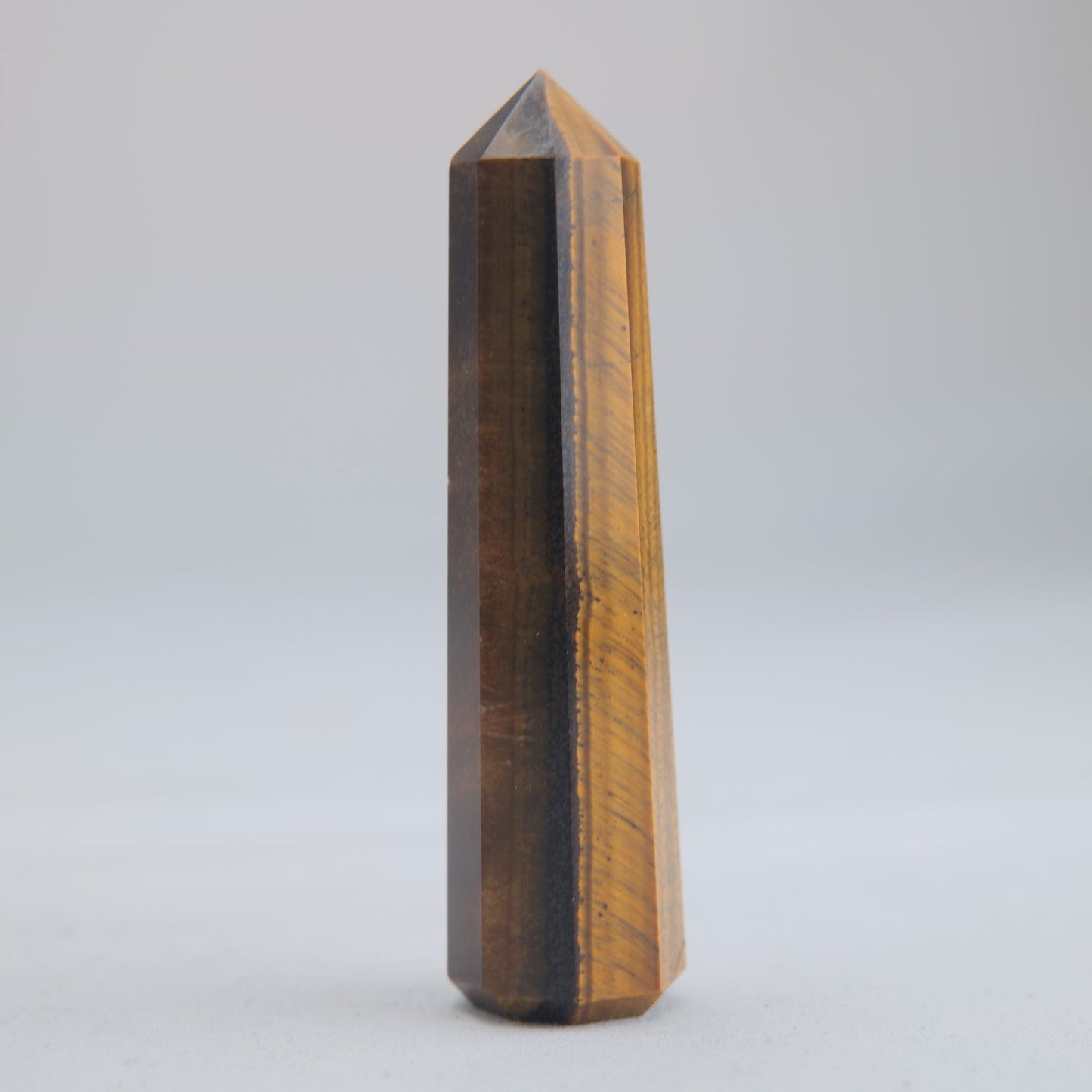 Tigers Eye Crystal Obelisk 33g 70mm - Luna Panther