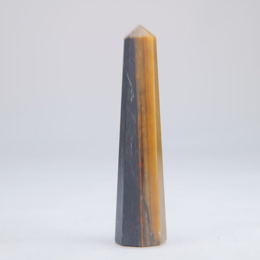 Tigers Eye Crystal Obelisk 38g 80mm - Luna Panther alternate view