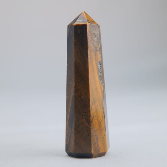 Tigers Eye Crystal Obelisk 43g 70mm - Luna Panther