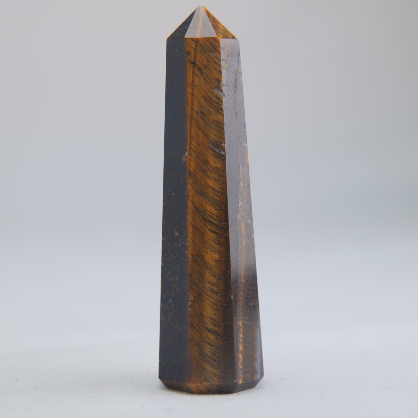 Tigers Eye Crystal Obelisk 52g 75mm - Luna Panther