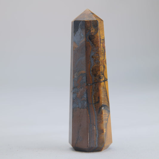 Tigers Eye Crystal Obelisk 53g - Luna Panther