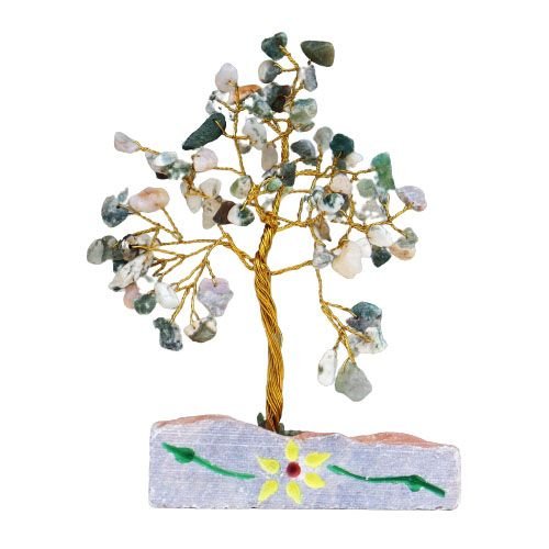 Polished Tree Agate - 80 Stone featuring banded patterns and glossy finish - Luna Panther