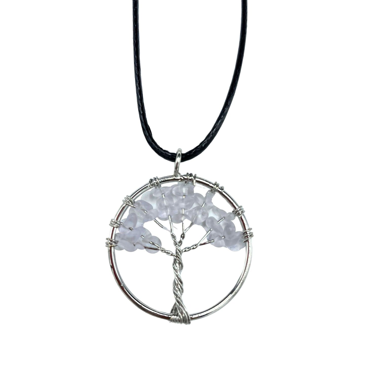Tree of Life Pendant - Rock Crystal - Luna Panther