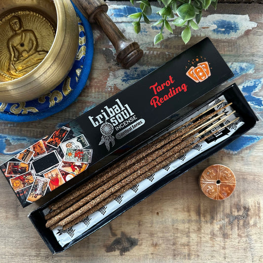 Tribal Soul Spiritual Incense Sticks and Ceramic Holder - Tarot reading - Luna Panther