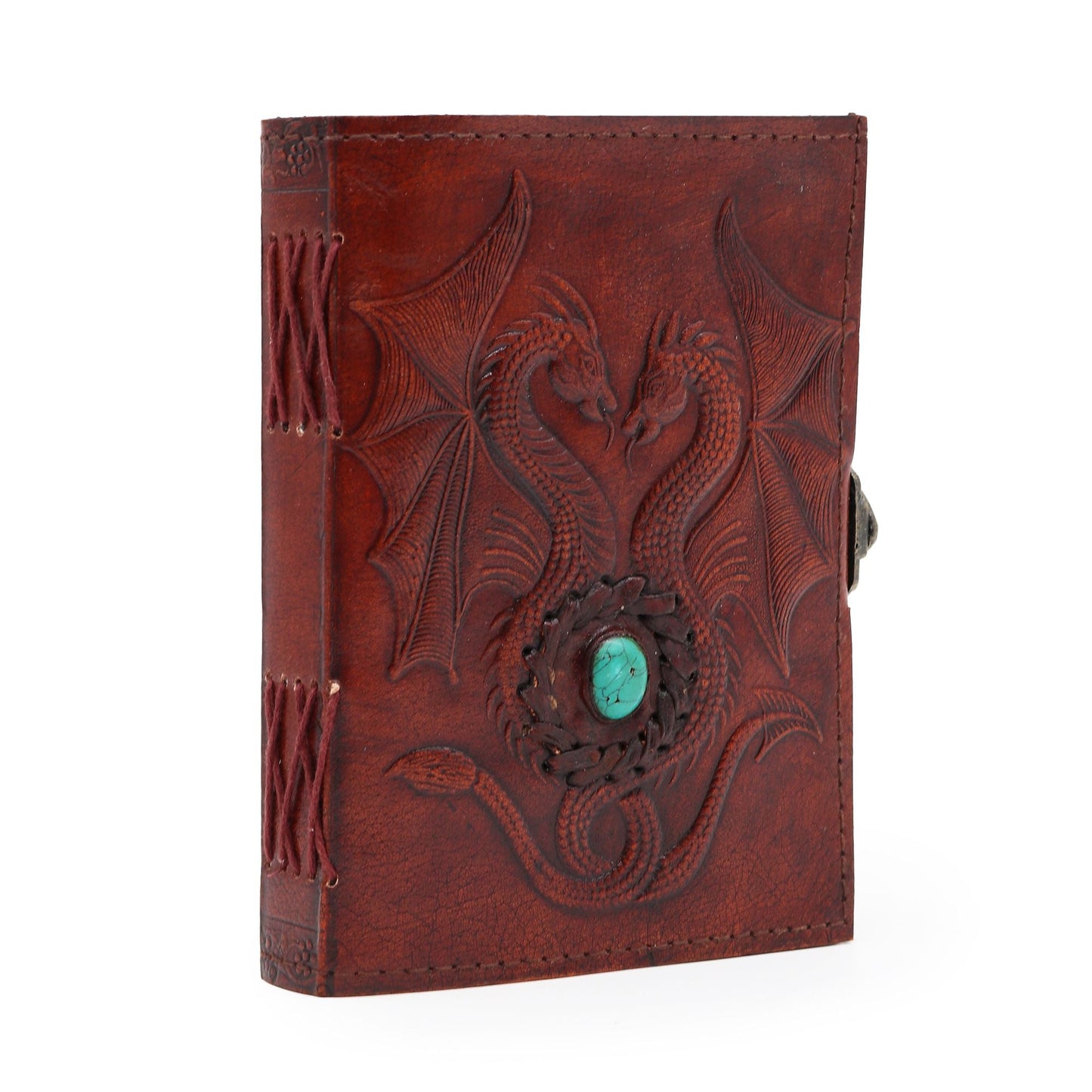 Two Dragons - Esoteric Notebook - Antique Grey - 200 pages Stitch Edge - 17.5x12.5x3cm - Luna Panther