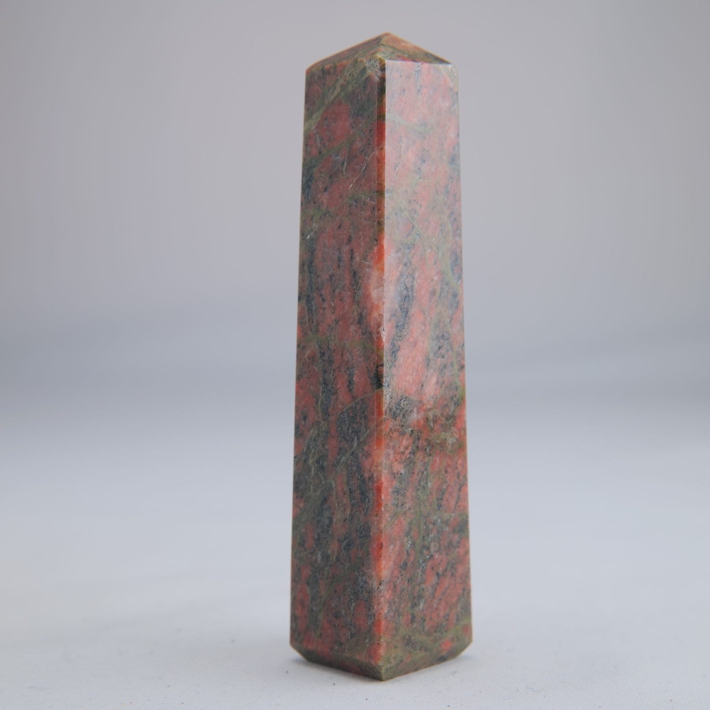 Unakite Crystal Tower 92g - Luna Panther