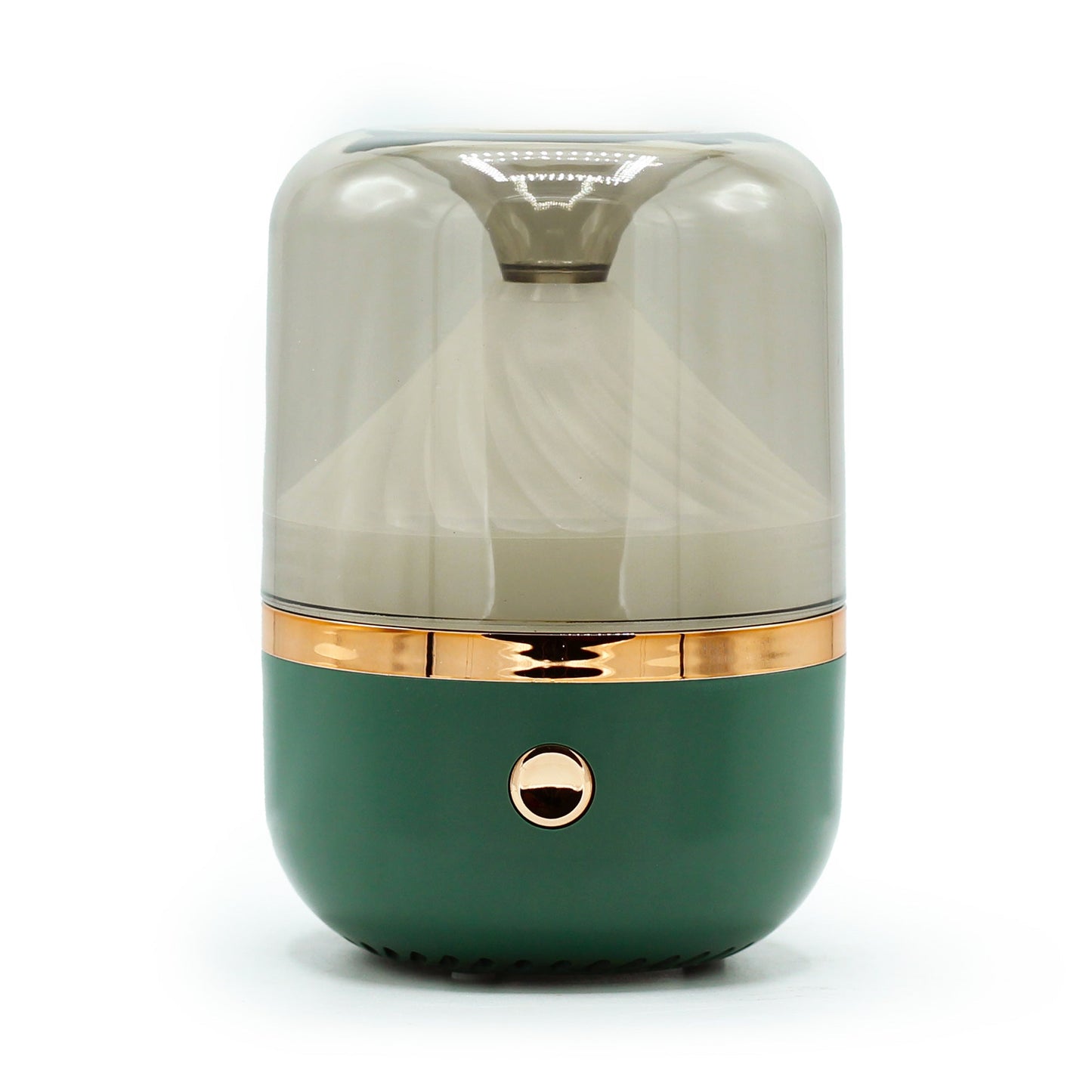 Polished Urban Aroma Diffuser Green & Bronze - USB - Colour Change featuring natural patterning and unique variations - Luna Panther