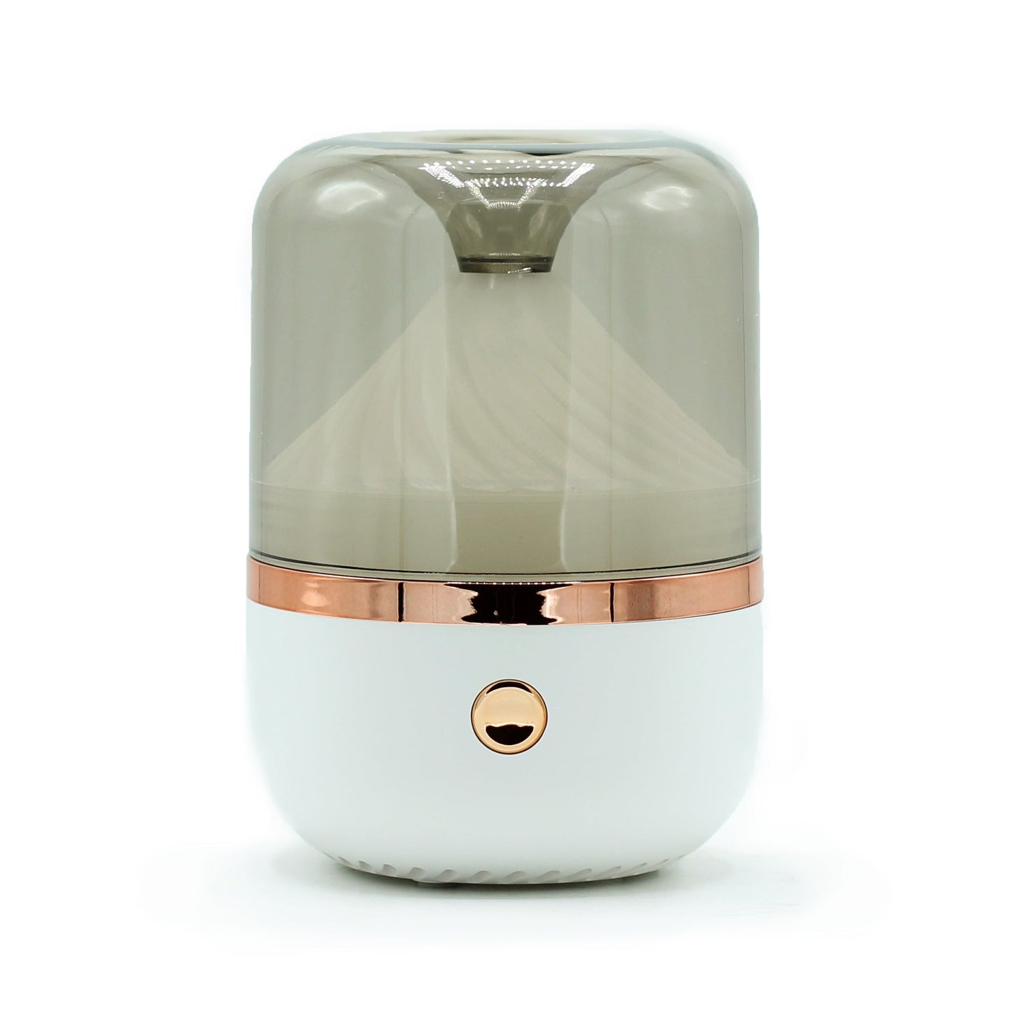 Polished Urban Aroma Diffuser White & Bronze- USB - Colour Change featuring natural patterning and unique variations - Luna Panther