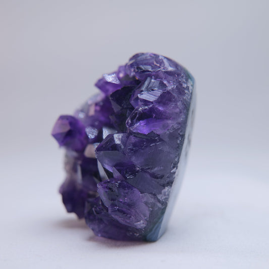 Uruguay Amethyst Druzy Freeform 97g — one-of-a-kind natural crystal, product image 2 of 6. alternate view