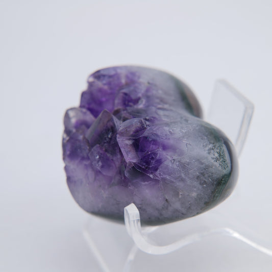 Uruguay Amethyst Druzy Heart - 108g - Luna Panther alternate view